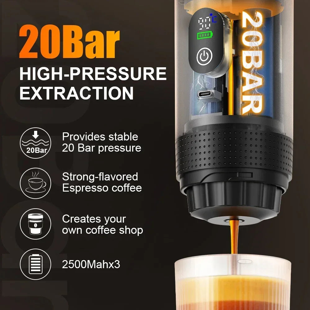 3-in-1 Portable Espresso Machine