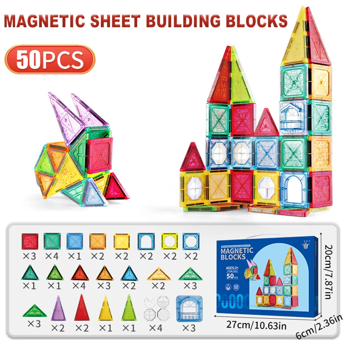 Magnetic Build-A-Block Series