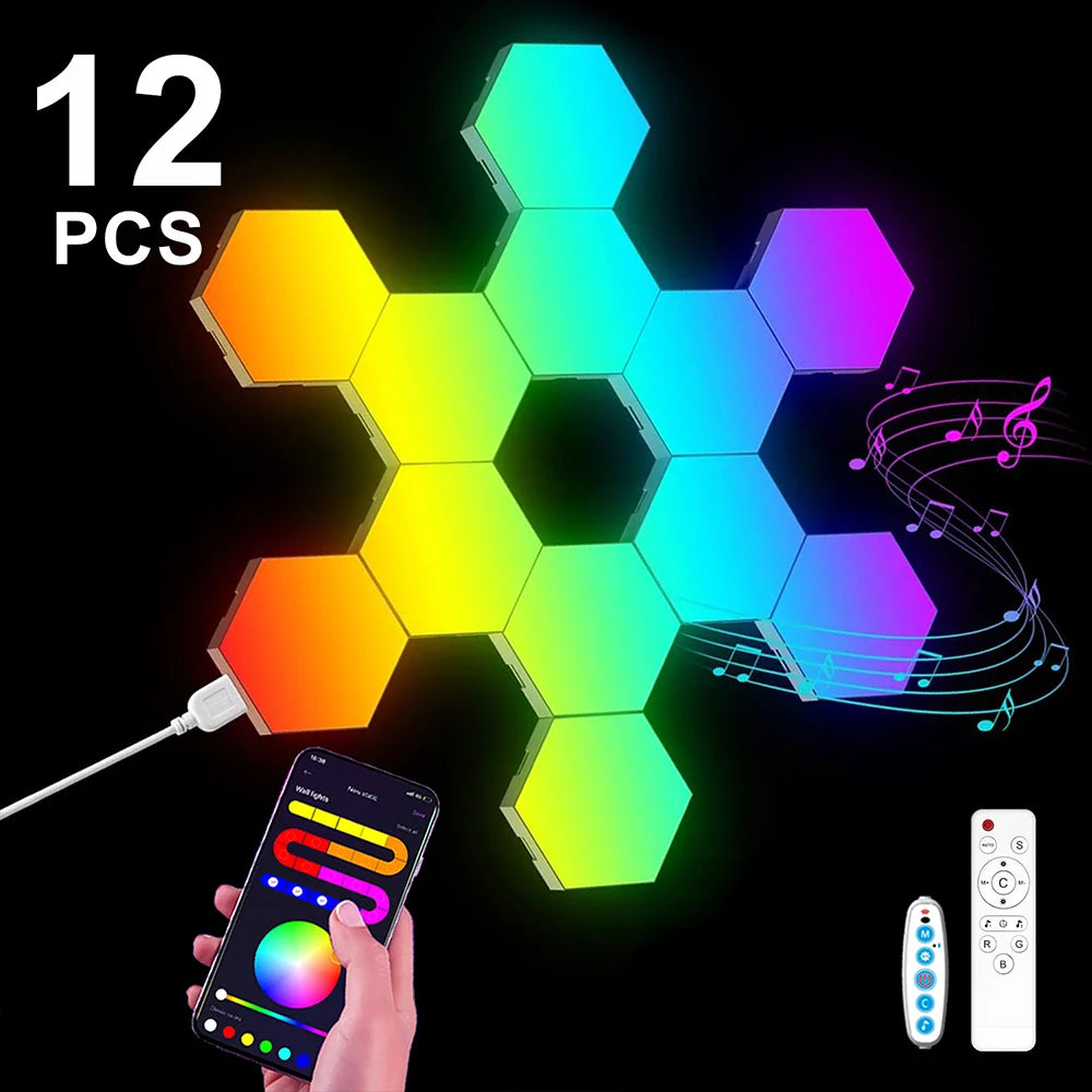 Hexagon Wall Lights!