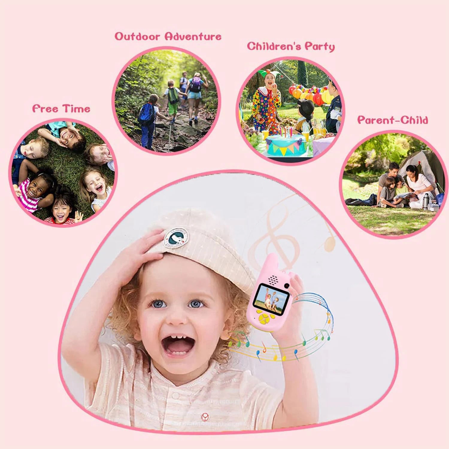 Walkie-Talkie Digital Action Camera