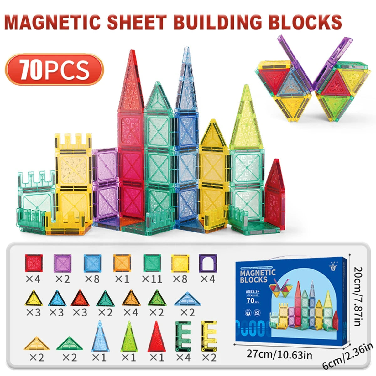 Magnetic Build-A-Block Series