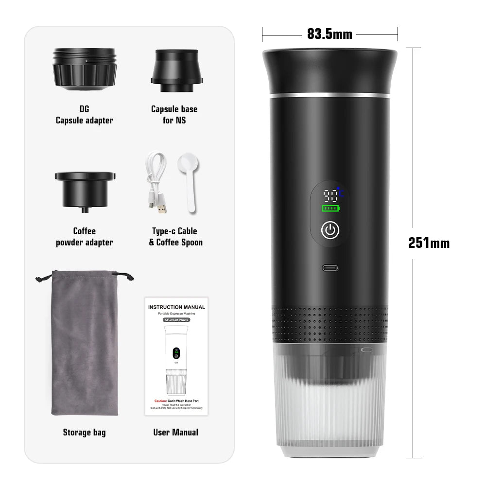 3-in-1 Portable Espresso Machine
