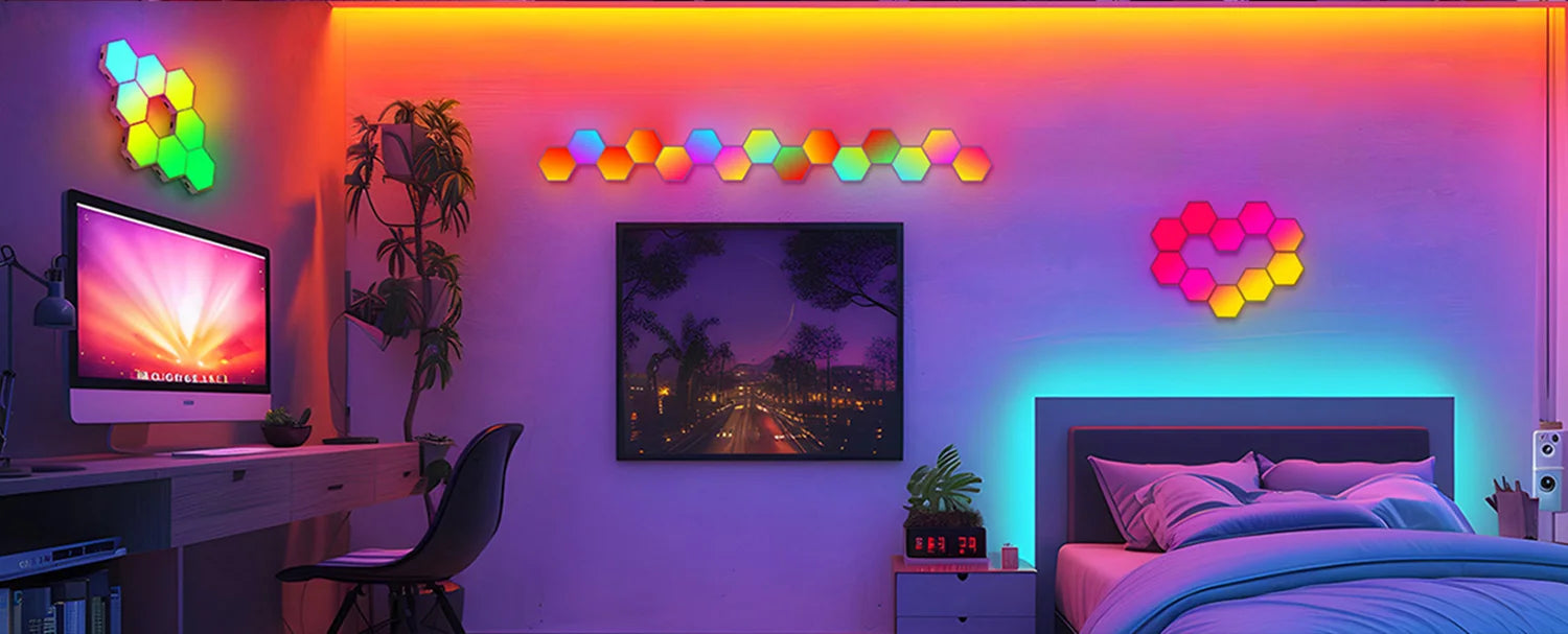 Hexagon Wall Lights!