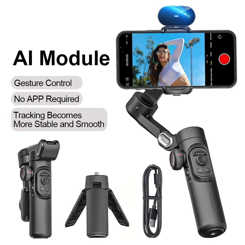 Folding Smartphone Gimbal – For Teens And Parents