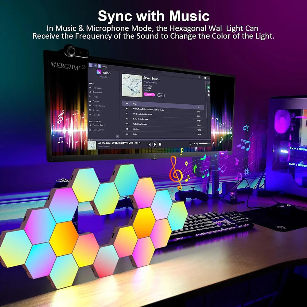 Hexagon Wall Lights!