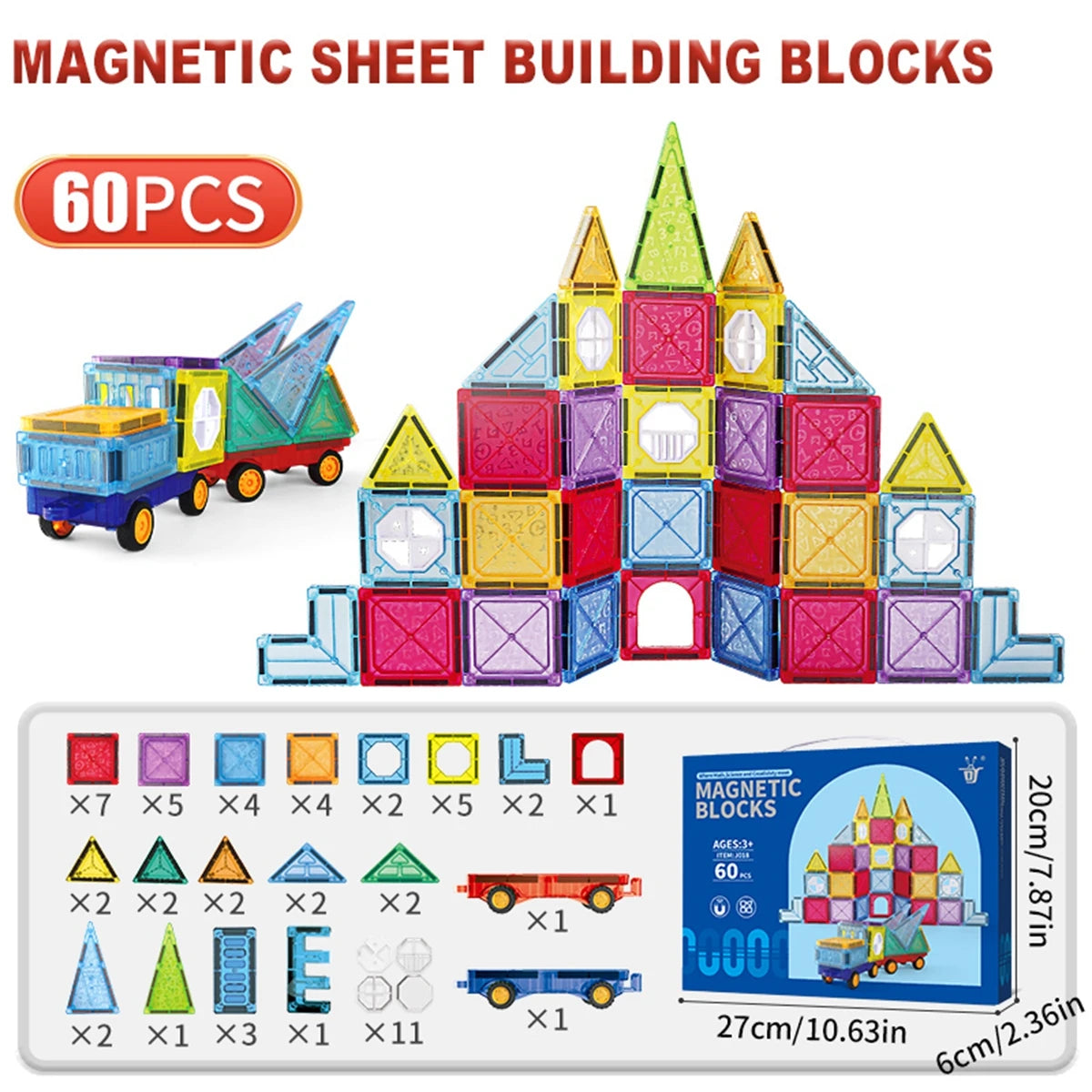 Magnetic Build-A-Block Series