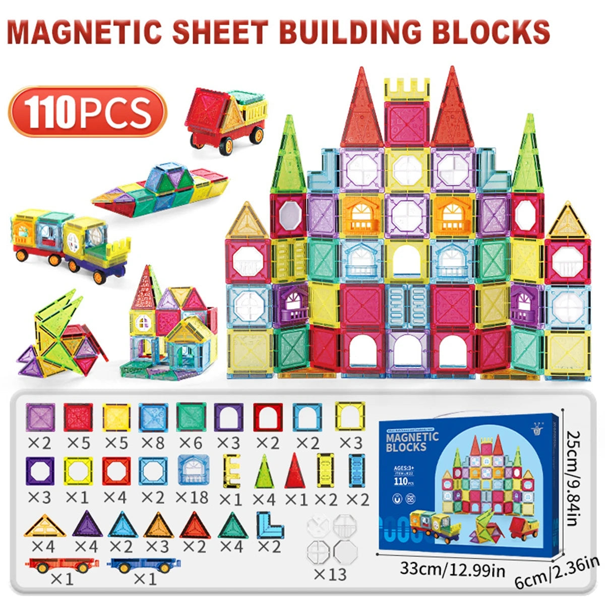 Magnetic Build-A-Block Series