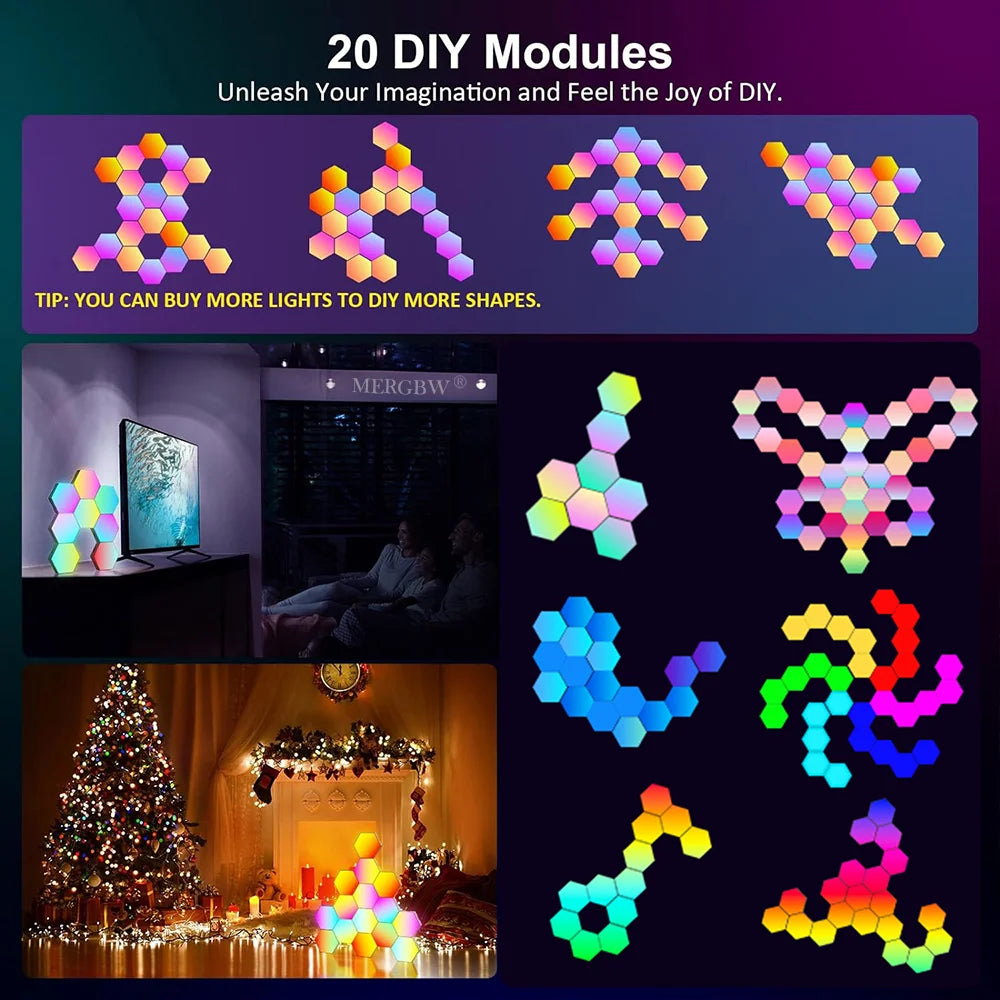 Hexagon Wall Lights!