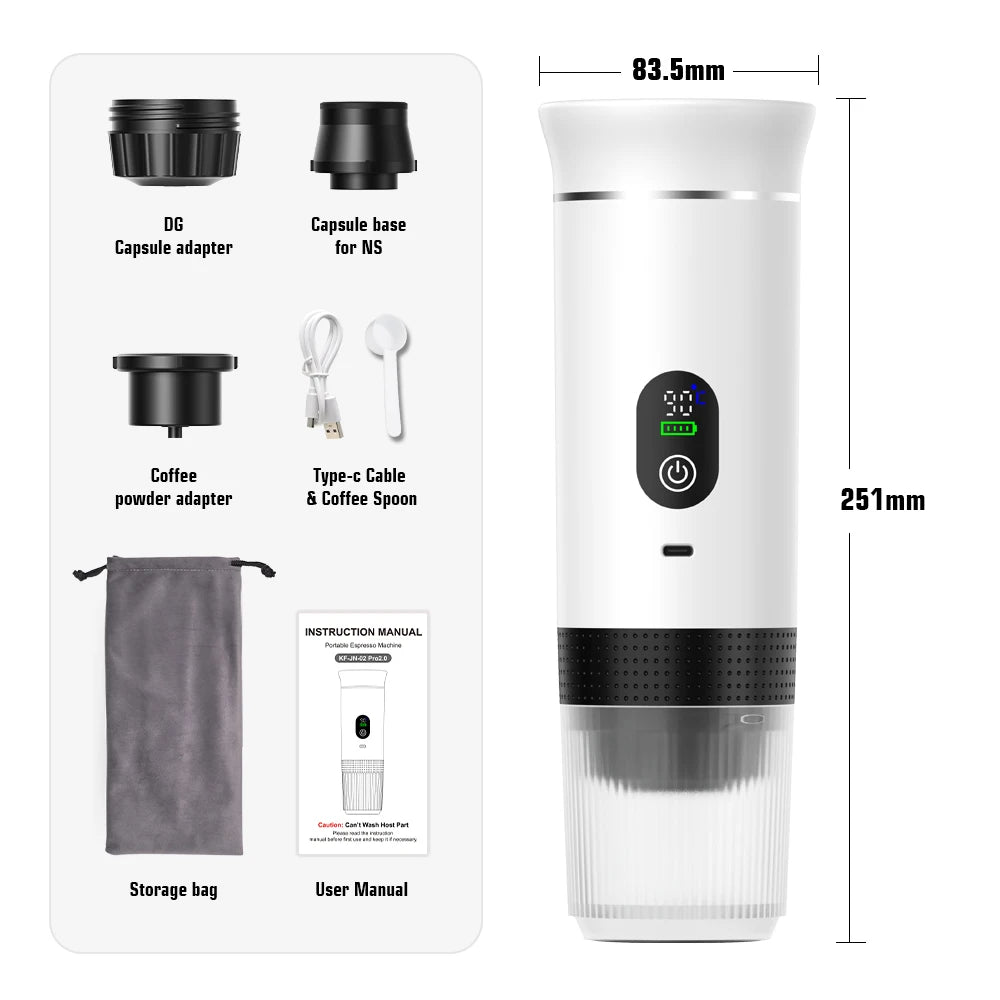 3-in-1 Portable Espresso Machine